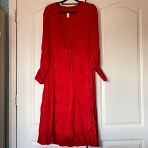 H&M RED MINI DRESS 👗